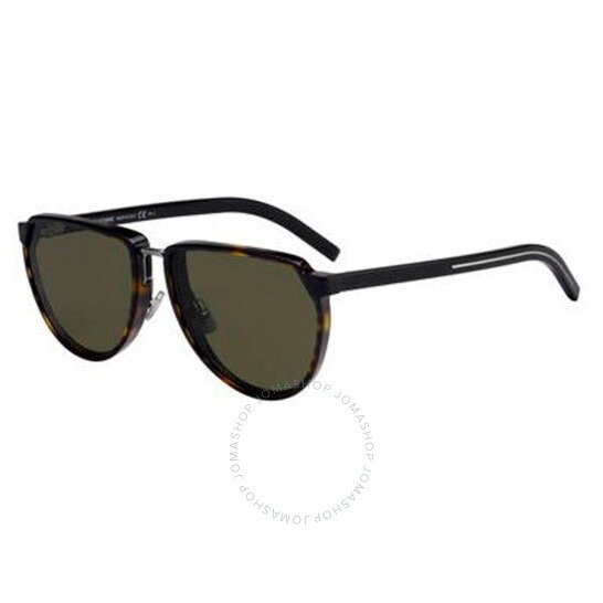 Green Ltgreenaf Oval Men's Sunglasses BLACKTIE248S 0086 58