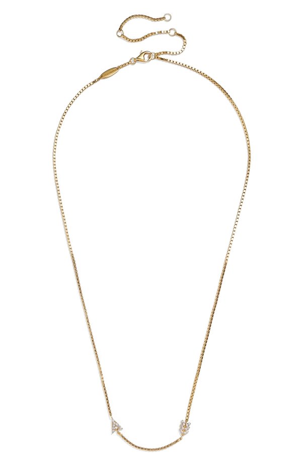 Etta 18K Gold Vermeil Arrow Pendant Necklace