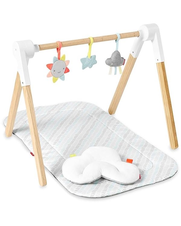 Skip Hop Wooden Baby Gym, Silver Lining Cloud Activity Gym