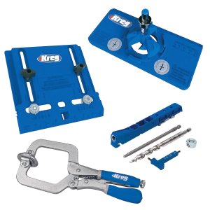 Kreg Hardware Installation Kit with Jigs and Two 3-Inch Face Clamps
