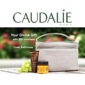 with Any $50 or More  Purchase @ Caudalie