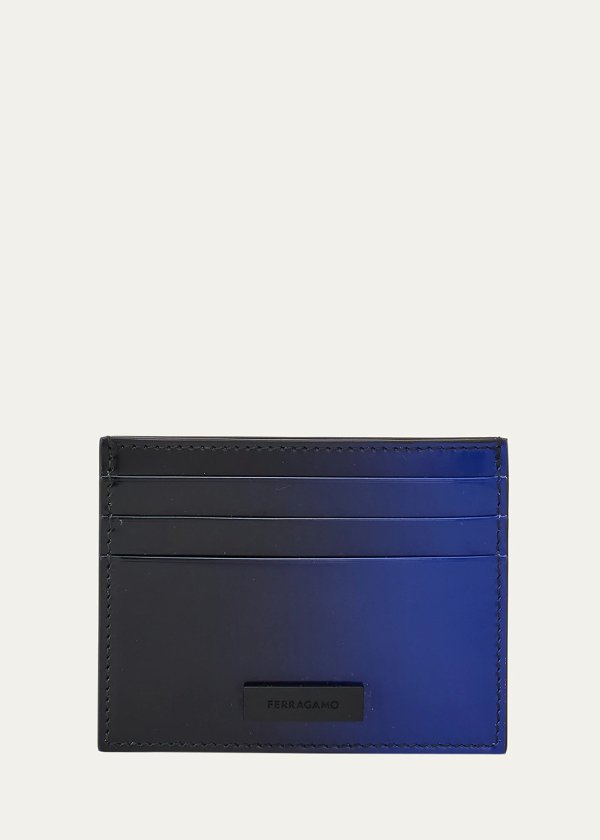 FerragamoMen's Lingotto Degrade Leather Card Case