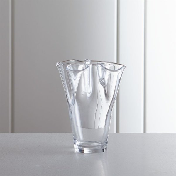 Evelyn Small Vase + Reviews | Crate & Barrel