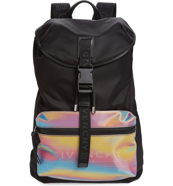 Holographic Nylon Backpack
