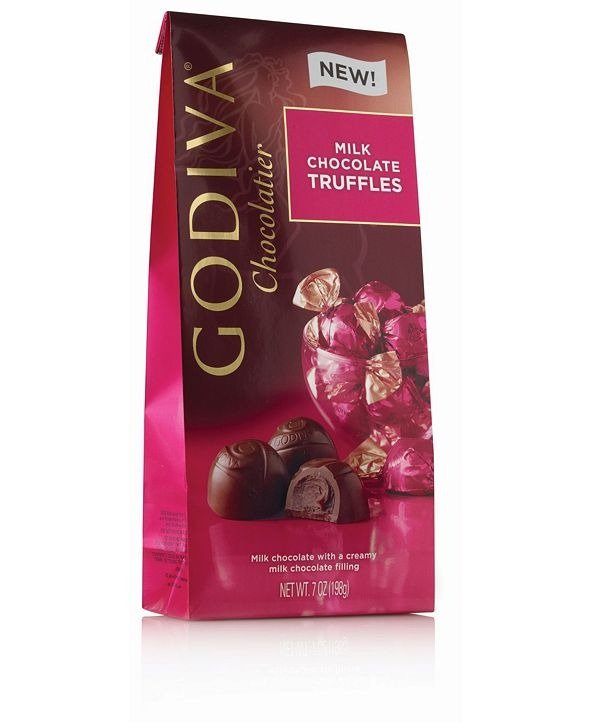 Set of 12, Wrapped Milk Chocolate Truffle Large Bags