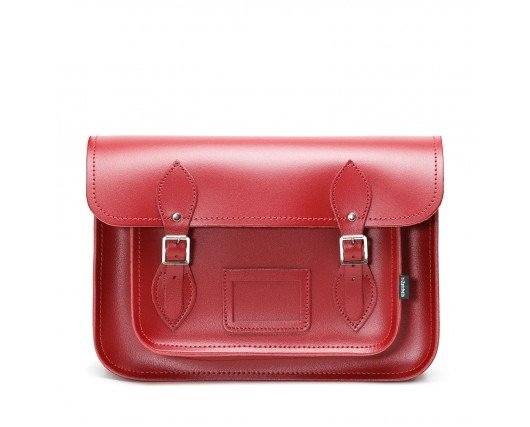 Red Leather Satchel