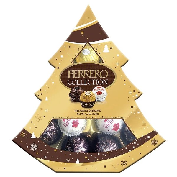 圣诞树造型巧克力礼盒 综合口味装