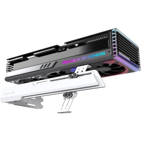 EZDIY-FAB GPU RTX4090 白色显卡支架