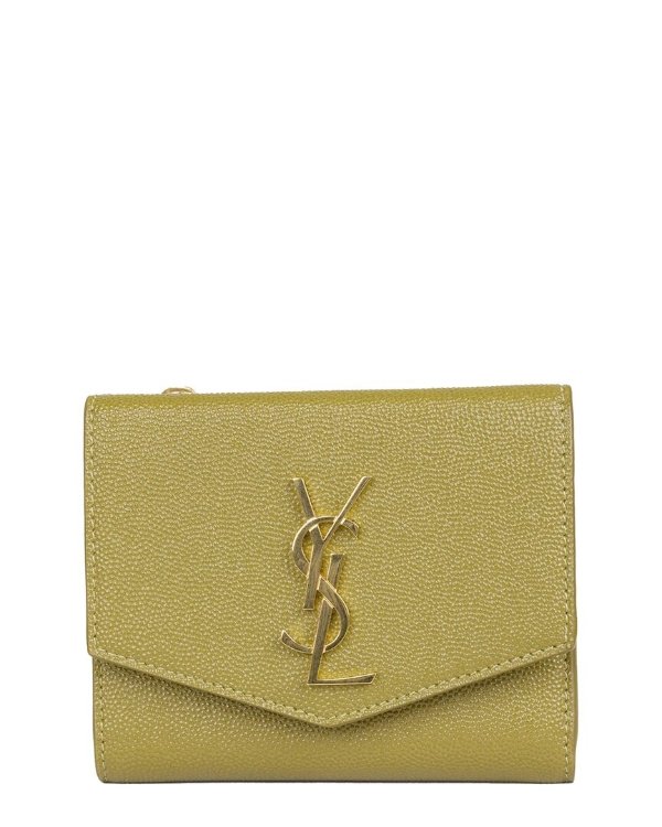 Uptown Leather Card Case / Gilt