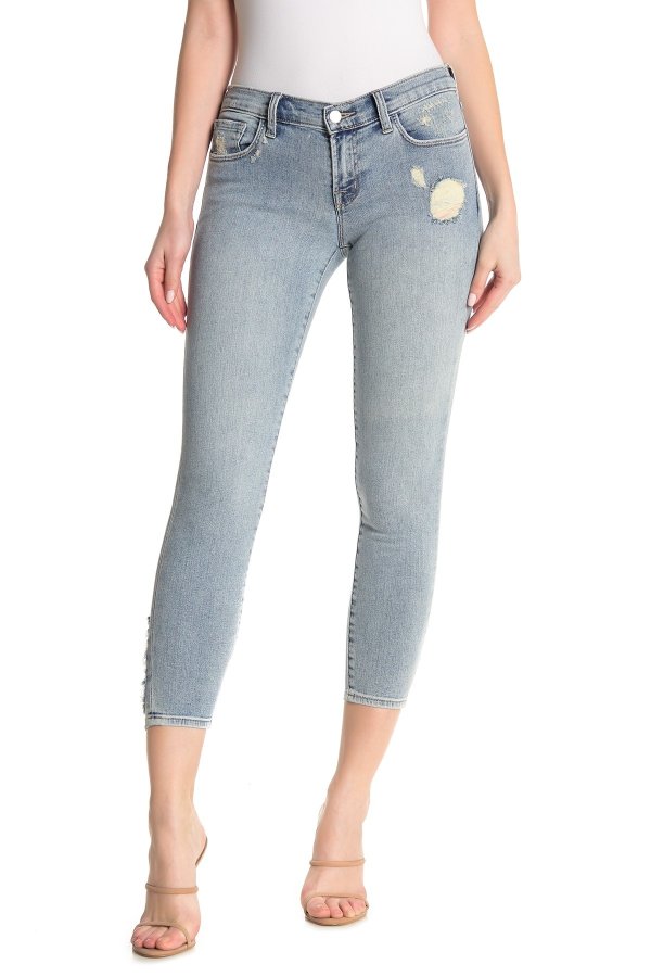 9326 Low Rise Crop Skinny Jeans