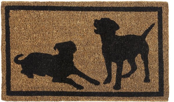 Entryways Dog Silhouettes Handwoven Doormat, 18x30 - Chewy.com