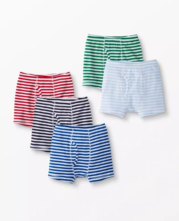 Boxer Briefs 5 Pack In Organic Cotton