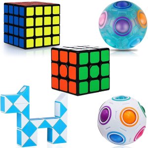 KidsPark Cube Set 5 Pack 3D Puzzle Toys
