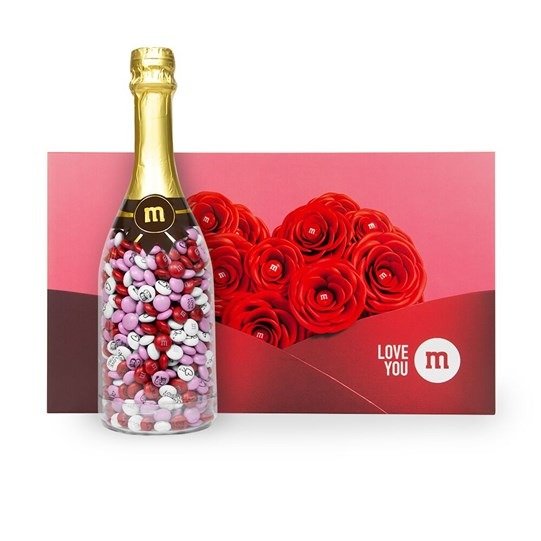 Personalizable M&M’S Occasion Bottle in Romance Gift Box | M&M’S® - mms.com