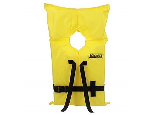86060 Life Vest, Type II Personal Flotation Device a€“ Yellow a€“ Youth