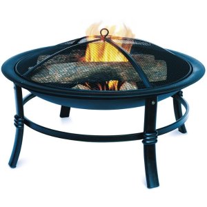 28in Outdoor Fireplace Steel Fire Pit