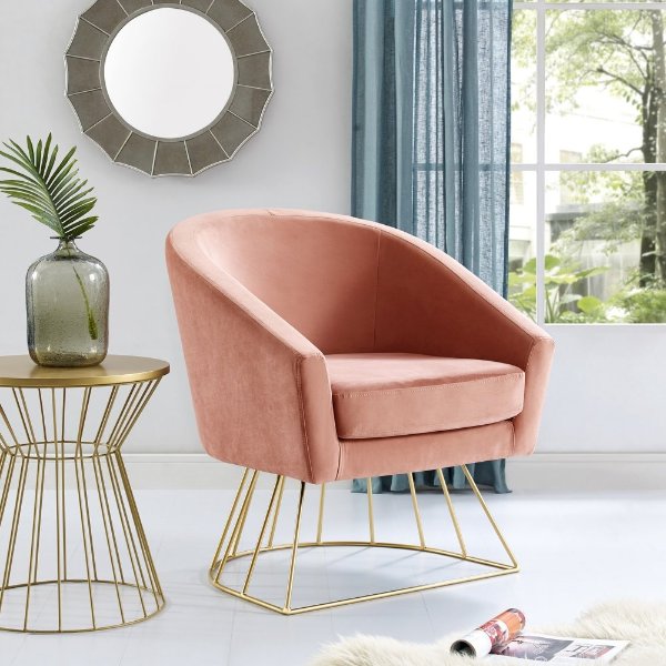 现代风格粉色座椅