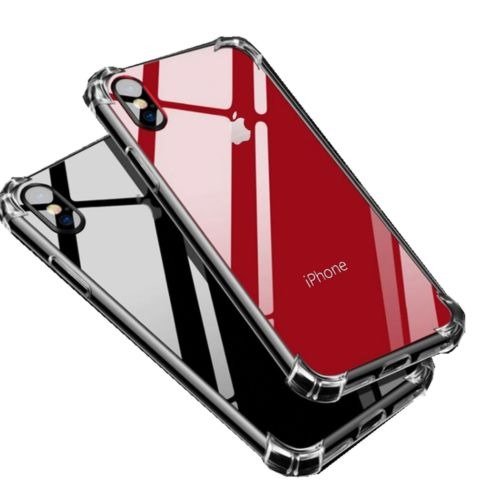 Hybrid Shockproof Thin Clear TPU Bumper Case Fits iPhone