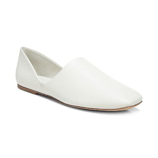 Chandler Square-Toe Leather Loafers