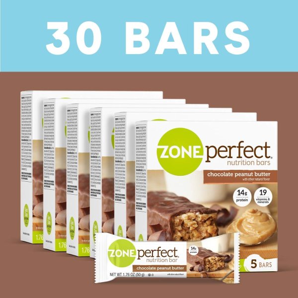 Nutrition Snack Bars (30 Count) Variety Flavors
