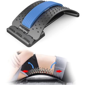Moriyou Back Stretcher for Pain Relief, Spine Deck with 3 Adjustable Settings