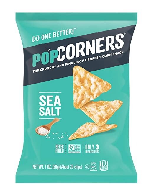 Gluten Free Popped Corn Snacks, Sea Salt, 20 Oz