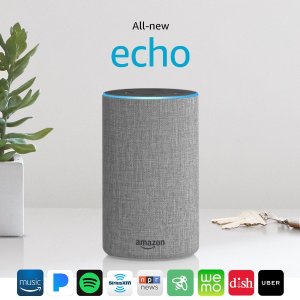 All-new Echo (2nd Generation) with improved sound, powered by Dolby, and a new design