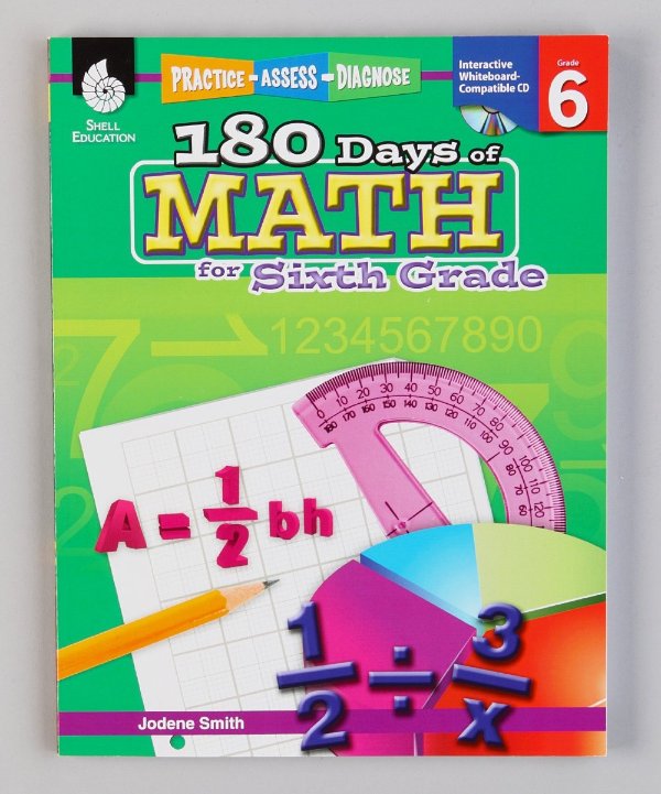 Grade 6 180 Days of Math Paperback