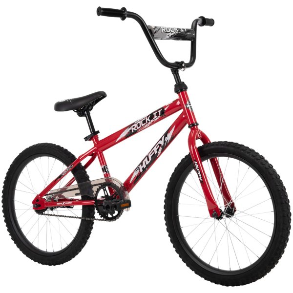 20" Rock It Kids Bike for Boys, Hot Red