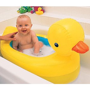 Munchkin White Hot Inflatable Duck Tub