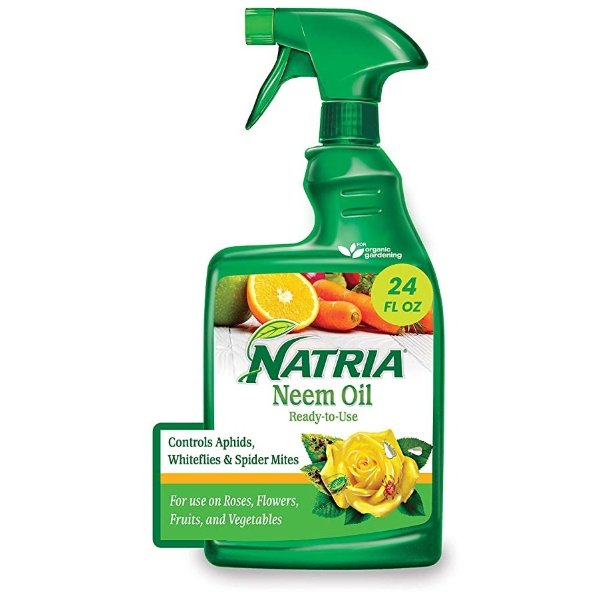 706250A Neem Oil Spray for Plants Pest Organic Disease Control, 24-Ounce, Ready-to-Use
