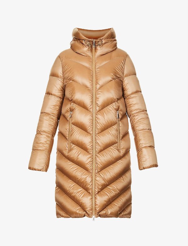 Cambales funnel-neck shell-down jacket