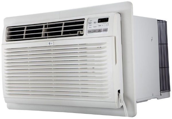 LT1036CER 9,800 BTU Thru-the-Wall Air Conditioner with 10.7 EER, 2.9 Pts/Hr Dehumidification, Remote Control, 3 Fan Speeds, Trim Kit Included and Gold Fin Anti-Corrosion