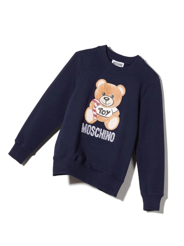 Bear-motif sweatshirt