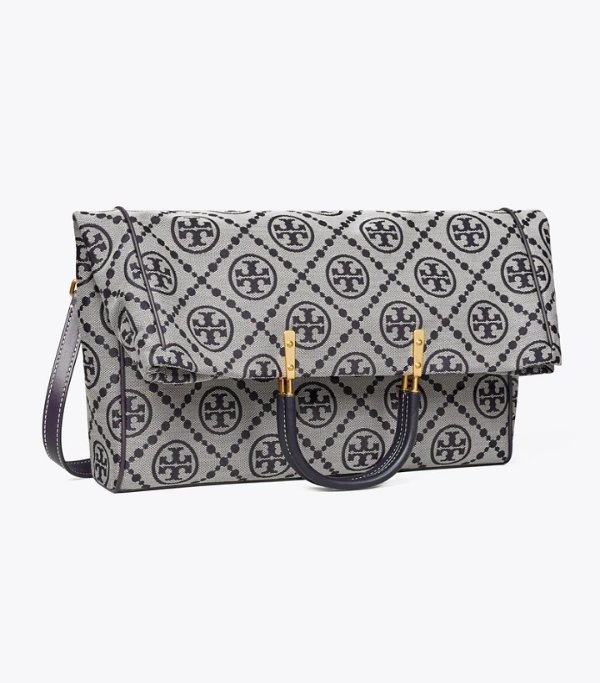 T Monogram Jacquard Foldover ToteSession is about to end