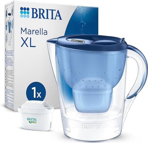 Marella XL 滤水壶 (3.5L)  包含1个滤芯