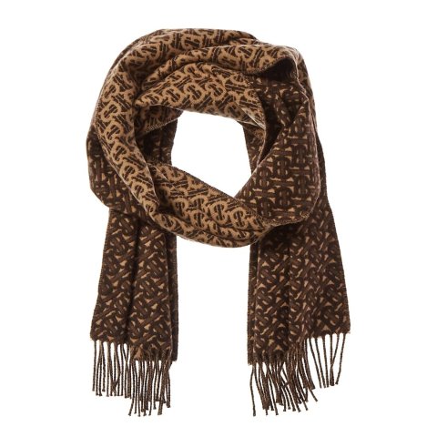 BurberryMonogram Cashmere Jacquard Scarf