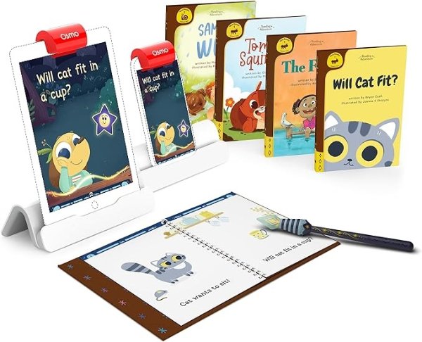 - Reading Adventure - Beginning to Read Kit for iPad & iPhone + Access to 4 More Books - Ages 5-7 - Builds Reading Proficiency, Phonics, Comprehension & Sight Words Base Included US ONLY