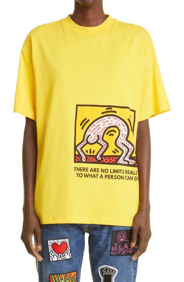 x Keith Haring Unisex No Limits Graphic Tee
