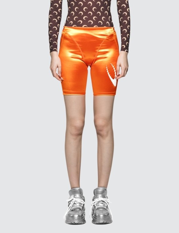 Feminine Shiny Cycling Shorts