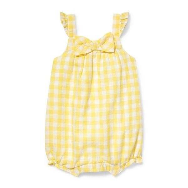 Bow Front Gingham 1-Piece