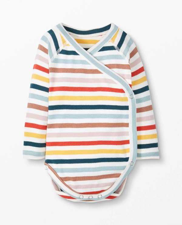 Baby Side Snap Bodysuit In Organic Cotton