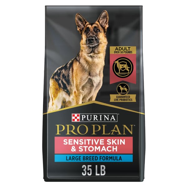 Pro Plan Specialized Sensitive Skin & Stomach With Probiotics Large Breed Dry Dog Food, 35 lbs.