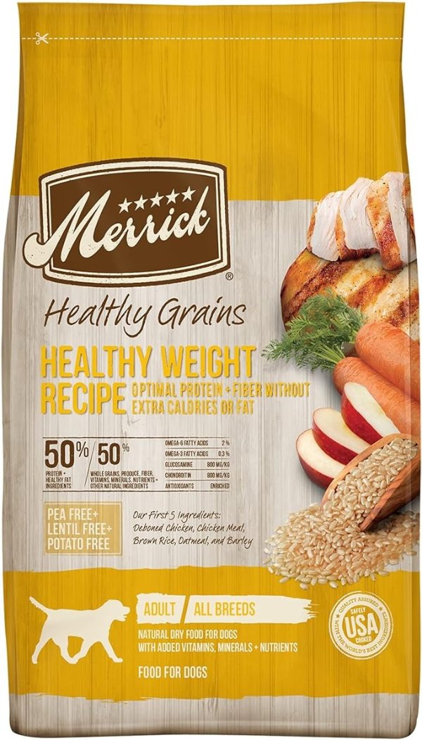Healthy Grains Dry Dog Food Healthy Weight Recipe - 25 lb. Bag