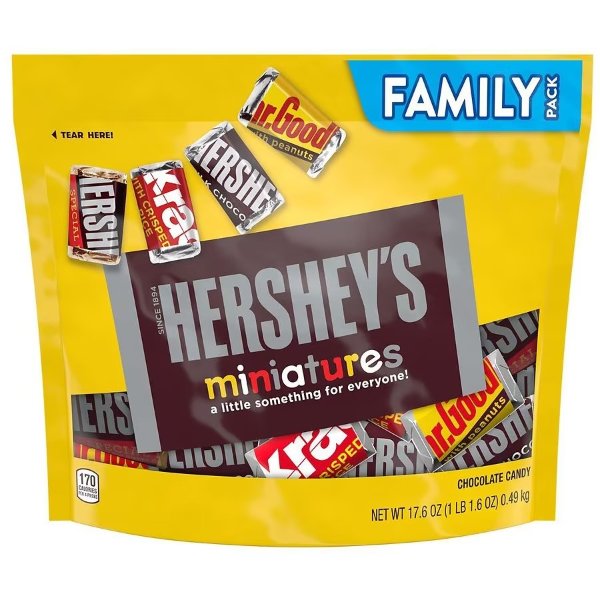 Miniatures Candy, Family Pack Assorted Chocolate