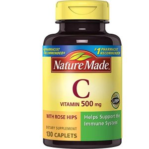 Nature Made 维生素C 500mg（添加野生玫瑰果素）130粒装