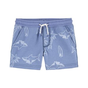 Carter's小童鲨鱼印花提拉短裤