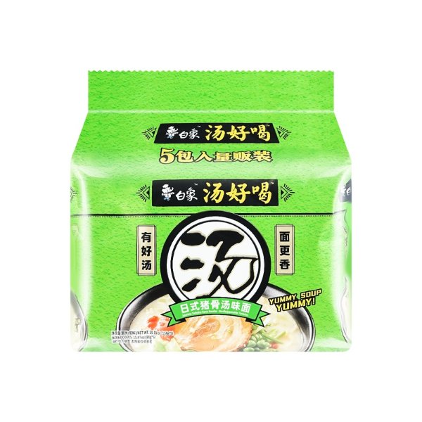 BaiXiang Instant Noodle Artificial Japanese Tonkotsu Soup Flavor 114g