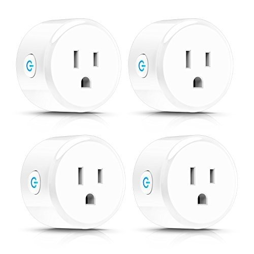 WP5 Wifi Smart Plug Mini Wireless Outlet Compatible with Alexa Echo (4 Packs)