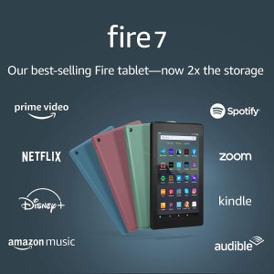 Amazon Fire 7 tablet, 7" display, 16 GB